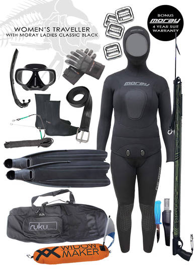 Womens Travellers Package | BLACK